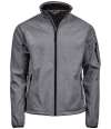 T9510 9510 Tee Jays Lightweight Performance Soft Shell Jacket Grey melange colour image